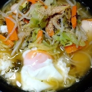 袋麺で簡単に！野菜たっぷりラーメン